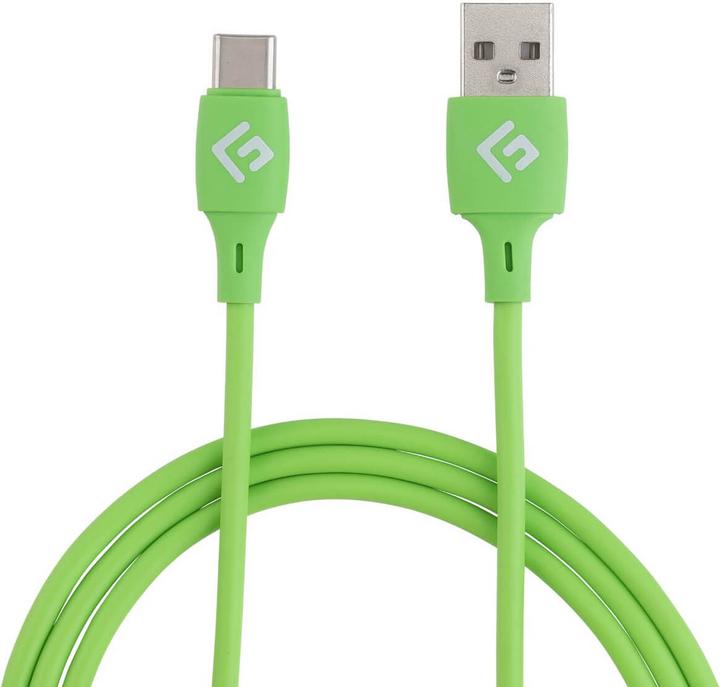 Actual product image Floating Grip 3M Silicone USB-C Cable (Green) (3 m, USB 3.1)