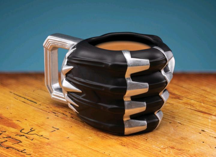 Actual product image Paladone Products Marvel Avengers - Black Panther Shaped Mug (PP4838BP) (330 ml, 1 x)