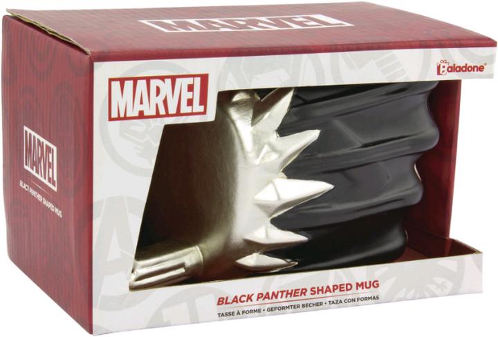 Actual product image Paladone Products Marvel Avengers - Black Panther Shaped Mug (PP4838BP) (330 ml, 1 x)