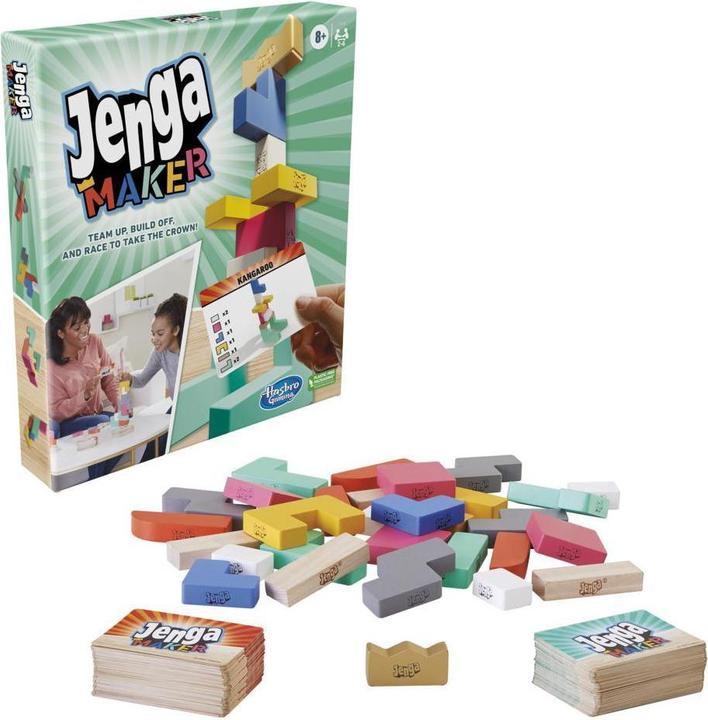 Immagine prodotto Hasbro Gaming Gioco - Creatore di Jenga (F4528) (Finlandese, Svedese)