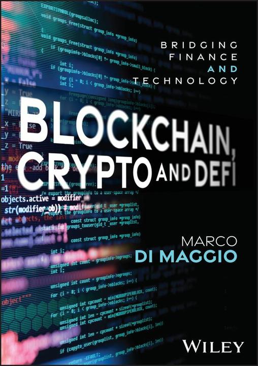 Actual product image Blockchain, Crypto and DeFi (English, Marco Di Maggio, 2024)