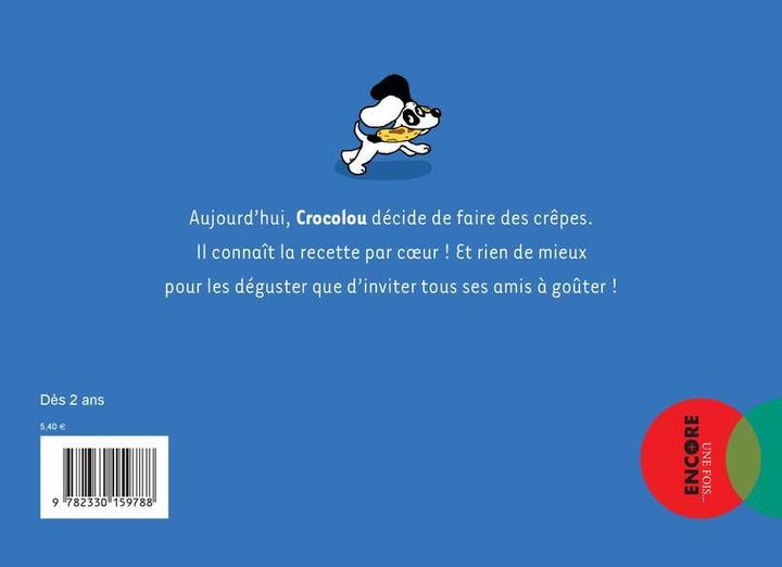 Actual product image Crocolou. Vive les crêpes (French, Texier Ophélie, 2023)