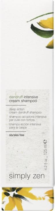 Actual product image Simply Zen Dandruff Intensive Cream Shampoo 125 ml (125 ml, Liquid shampoo)