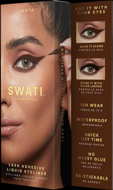 Produktbild Swati VANTA Lash Adhesive Liquid Eyeliner Brown (Braun)