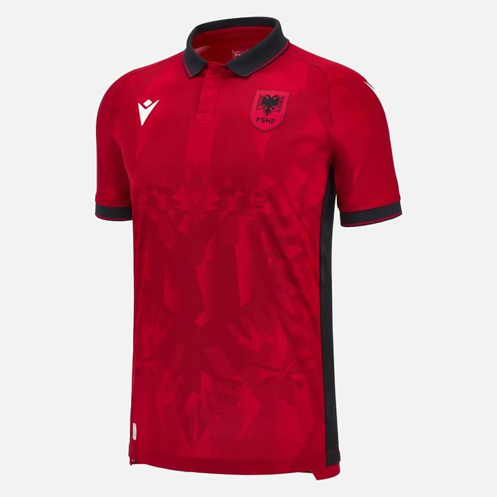Image du produit Macron Albanie Maillot Euro Enfants (146, 152, 158)