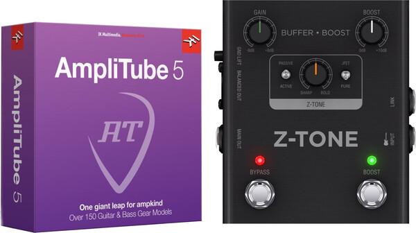 Image du produit IK Multimedia Z-TONE Buffer Boost + AmpliTube 5 Bundle (Contrebasse, Guitare)