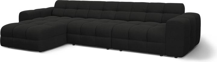 Actual product image Micadoni Velvet Left Corner Sofa, "Kendal", 5 Seats, 357x173x79Made in Europe (Corner sofa)