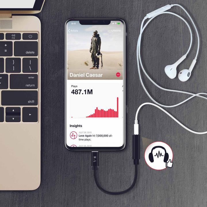 Actual product image Avizar HL102 Audio USB-C to 3.5 Jack Adapter (USB Type C, 3.5mm jack)
