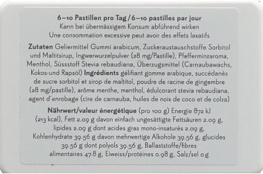 Nährwerte und Zutaten Phytopharma Fly and Drive Ingwer und Pfefferminz (40 Stück, Bonbon, 80 g)