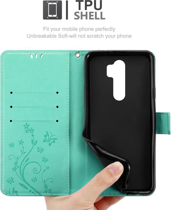 Productafbeelding Cadorabo Bloemen Boekomslag (Xiaomi Redmi Note 8 Pro)