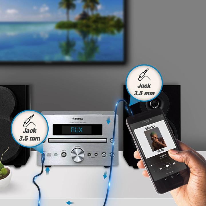 Actual product image LinQ 3.5mm audio cable 3m (3 m, 3.5mm jack (AUX))