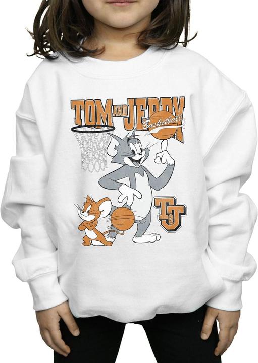 Produktbild Tom & Jerry Spinning Basketball Sweatshirt Mädchen (140, 146)