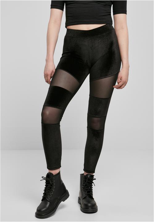 Image du produit Urban Classics Leggings en maille technique velours pour femmes (4XL)