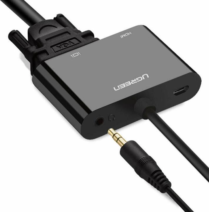Image du produit Ugreen Adaptateur HDMI vers HDMI / VGA avec audio (HDMI, 3 cm)