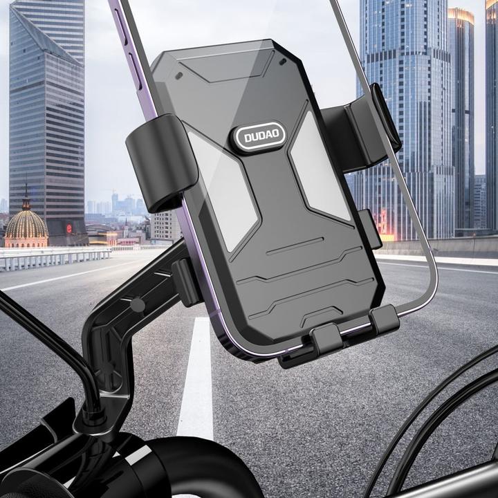 Produktbild Dudao F7C+ Fahrrad-/Motorrad-Handyhalterung – Schwarz