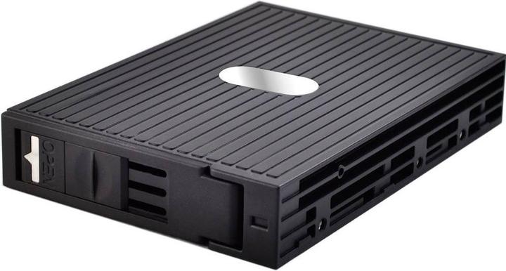 Actual product image Joujye ST-1111SS SATA mobile rack 8.9cm 3.5inch black for 6.4cm 2.5inch HDD SATA SAS