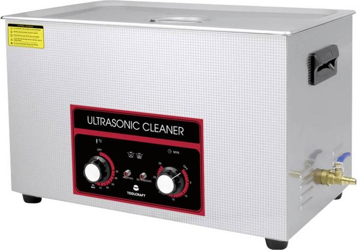 Toolcraft USC-3000 Ultraschallreiniger Bürobedarf, Schmuck, Werkstatt 600 W 30 l (40 kHz, 30000 ml)