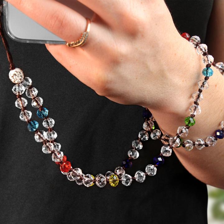 Produktbild Avizar Perlen Schmuck Handykette 80cm