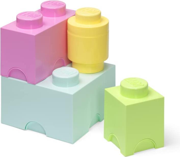 Room Copenhagen R.C. LEGO Storage Brick MP Pastel 4pcs 40150802