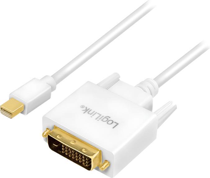 Produktbild LogiLink Mini DisplayPort — DVI (1.80 m, DisplayPort)