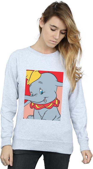 Actual product image Disney Womens/Ladies Dumbo Portrait Sweatshirt (XL)