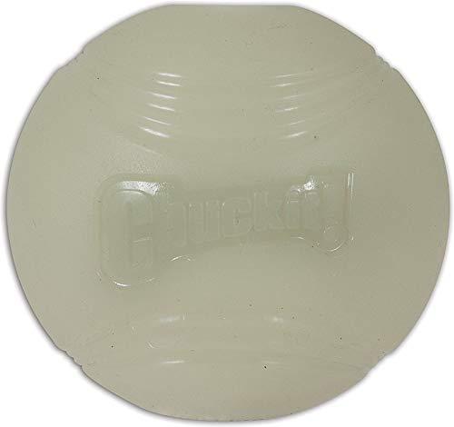 Produktbild Chuckit! CHUCKIT MAX GLOW Glow in the dark 9 cm diameter XL size White (Ballspielzeug Hund)