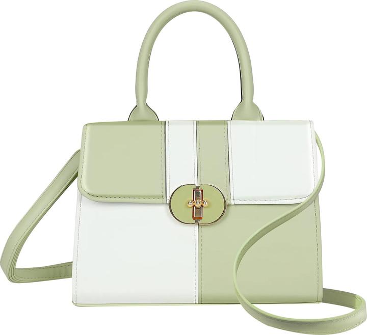 Gallantry C-0184-LGREENWHITE Handtasche