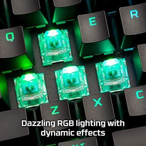 Actual product image HyperX Alloy Origins Mechanical Gaming Keyboard, US Layout, Blue Switch (US, Cable)