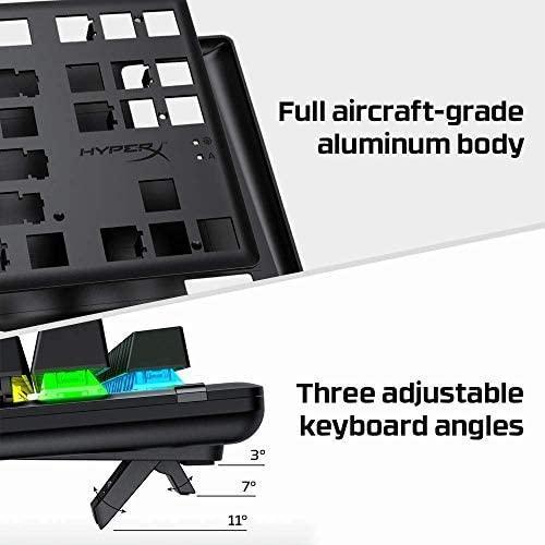 Actual product image HyperX Alloy Origins Mechanical Gaming Keyboard, US Layout, Blue Switch (US, Cable)
