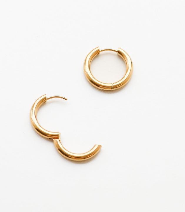 Produktbild Tara Style Ava Bold Infinity Hoop - Creolen (waterproof) (Wasserfest 18k Edelstahl rose vergoldet)