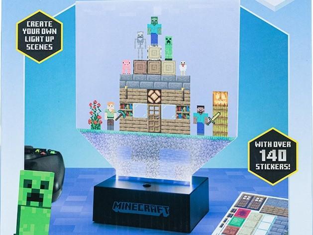 Produktbild Paladone Products Minecraft Build a Level lamp and 140 stickers