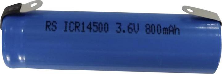 Image du produit Rs Pro ICR14500 batterie lithium-ion, 3.7V / 820mAh, connecteur standard (3.60 V, 820 mAh)