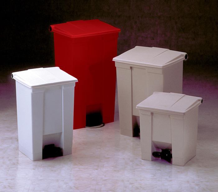 Actual product image Vepa Bins Industrial pedal bin, capacity 45 l, beige. (45 l)