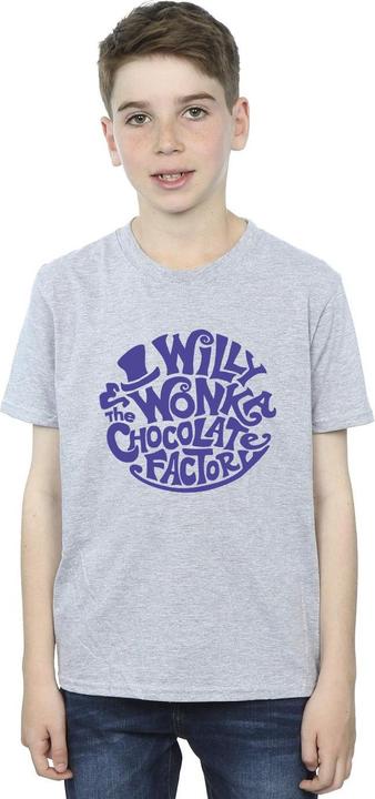 Produktbild Willy Wonka & the Chocolate Factory Typed Logo TShirt Jungen (140, 146)