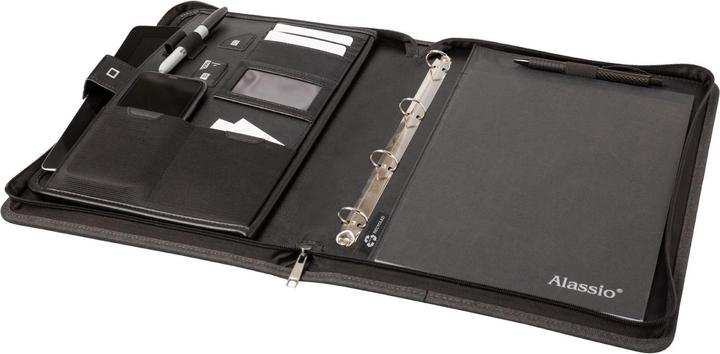 Actual product image Alassio Organiser folder RPET, A4, recycled PET, anthracite (A4, 1 x)