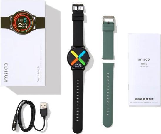 Productafbeelding imilab Smartwatch KW66 czarny (zwart) (45 mm)