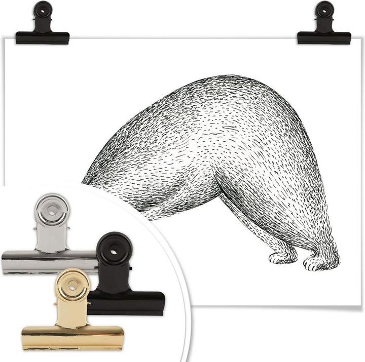 Immagine prodotto Trenddeko Orso Yoga 01 (60 x 50 cm)