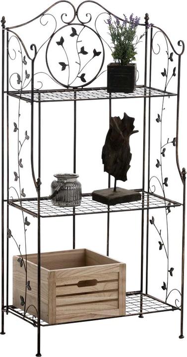 Produktbild CLP Standregal Reus, bronze (58 x 33 x 118 cm)