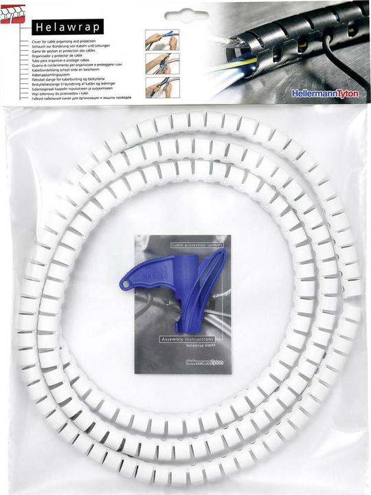 Actual product image HellermannTyton Cable conduit 32 mm (max) Grey (Cable conduit, 2500 cm)