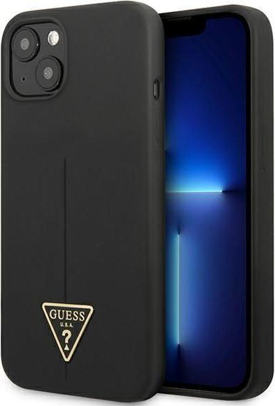 Produktbild Guess GUHCP13SSLTGK iPhone 13 Mini 5.4 "Black / Black Solid Silicone Triangle (Apple iPhone 13 mini)