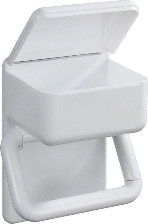 Actual product image Wenko toilet roll holder white (6326)