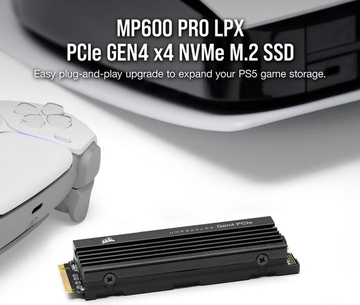 Produktbild Corsair MP600 PRO LPX (500 GB, M.2 2280)
