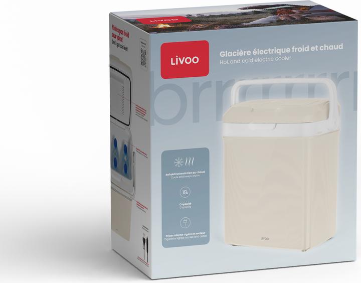 Image du produit Livoo Elektrische Kühlbox kalt und warm (18 l)
