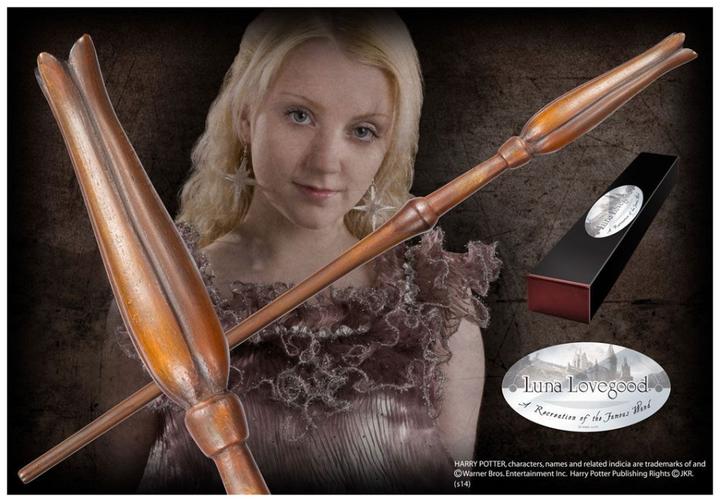 Actual product image Noble Collection Harry Potter Wand Luna Lovegood (Character Edition)