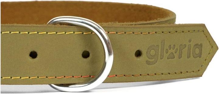 Produktbild Gloria Hundehalsband Oasis 50 cm grün (50 x 2,1 cm) (Nubukleder)