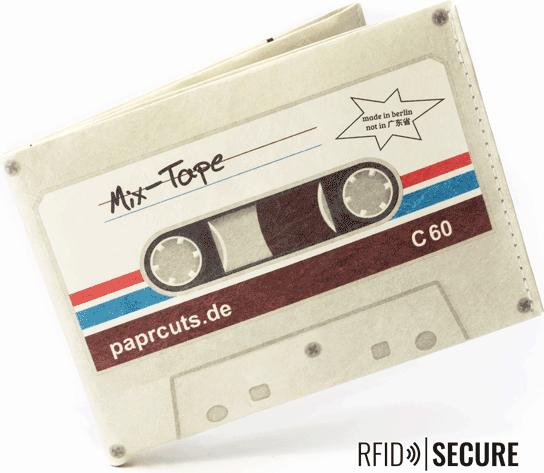 Actual product image Paprcuts Wallet RFID Mix Tape