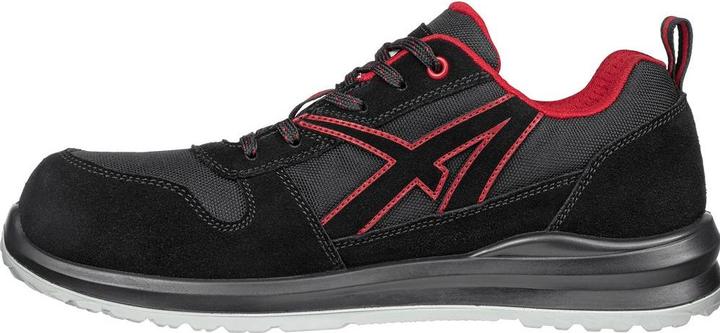 Produktbild Albatros CLIFTON LOW SRC 648700210000045 Sicherheitsschuh S3 Schuhgrösse (EU): 45 Schwarz, Rot 1 Paa (S3, 45)