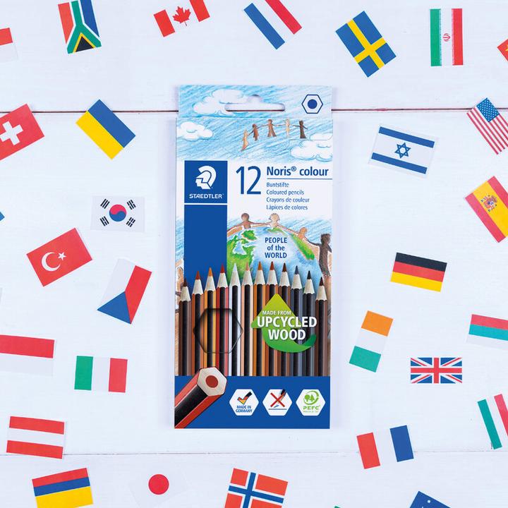 Image du produit Staedtler Noris colour 185 Crayon de couleur étui carton de 12 pièces, assorti, édition spéciale (12 couleurs, 12 x)