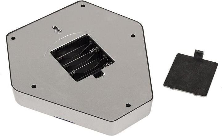 Actual product image Maclean DC3200S CE DC3200S Fake Alarm Siren System Dummy 3x LED solar, sidabrinis