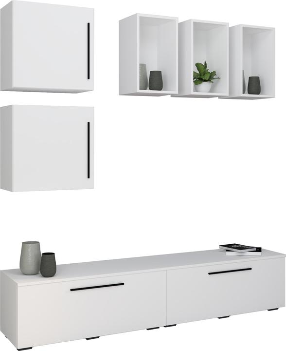 Actual product image VCM TV Lowboard TV Cabinet Wall Unit Living Room Wall Unit Arila L (190 x 40 x 200 cm)